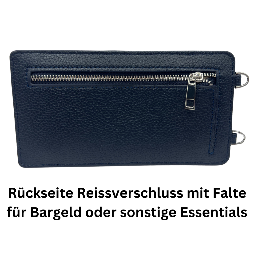CROSSBODY HANDY TASCHE VEGAN- BLAU