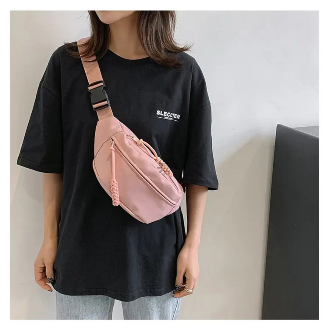 CROSSBODY BAG ANITA NYLON - ROSÉ