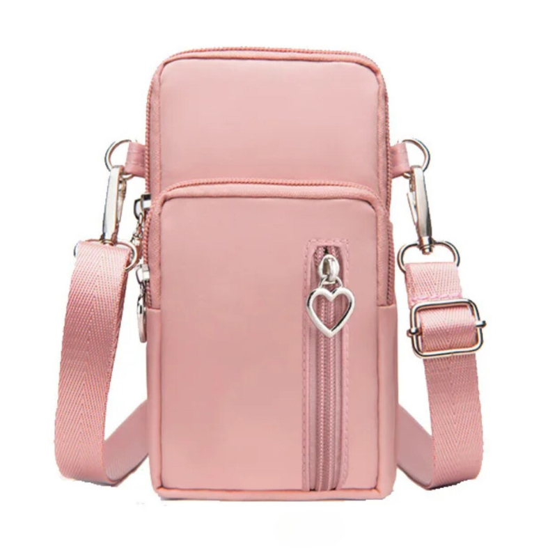 CROSSBODY HANDY TASCHE RESI NYLON ROSÉ
