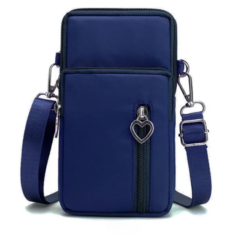 CROSSBODY HANDY TASCHE RESI NYLON BLAU