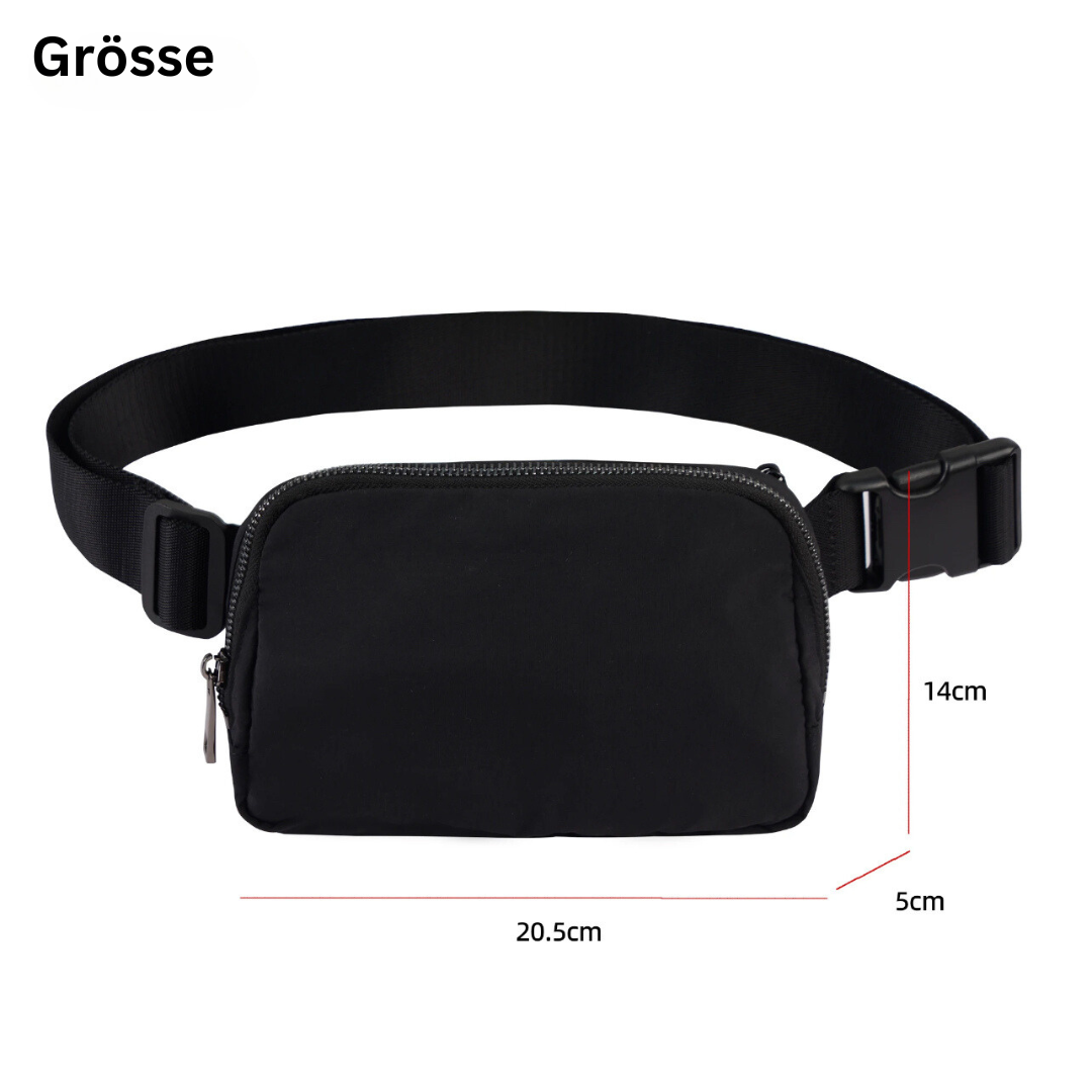 CROSSBODY BAG NYLON - SCHWARZ