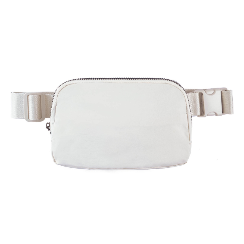 CROSSBODY BAG NYLON - OFF-WHITE