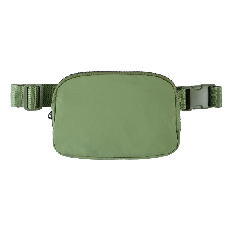 CROSSBODY BAG NYLON - OLIVE