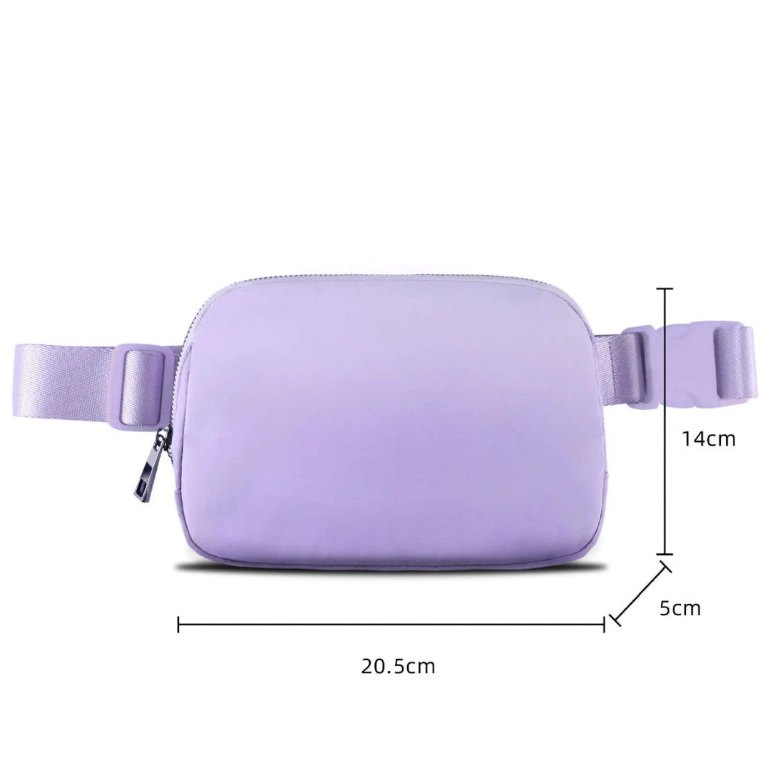 CROSSBODY BAG NYLON - LILA
