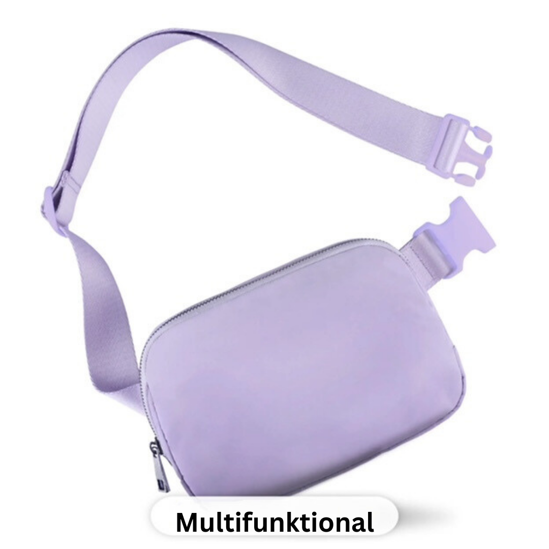 CROSSBODY BAG NYLON - LILA